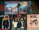 AC/DC 5 LP's DIRTY DEEDS-LET THERE BE ROCK-POWERAGE-HIWAY TO HELL-ABOUT TO ROCK