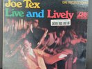 LP JOE TEX LIVE and LIVELY ATLANTIC 1968 USA