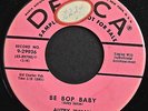 AUTRY INMAN 45 Be Bop Baby  DECCA 29936  VG+  ORIGINAL 1956  ROCKABILLY promo