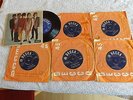 FIVE ROLLING STONES SINGLES + AN EP 45  UK VINYL 7