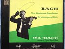 EMIL TELMANYI  Solo Violin Bach   ORIG London LLA-20 US-1950s 3-LPs VG+