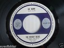 THE MOODY BLUES  Go Now 1st PRESSING ON OLD LONDON LABEL & RARE B SIDE 45  NM
