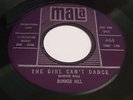 BUNKER HILL The girl can't dance MALA 464 Orig 1963 Screamin' R&B Rocker PROMO