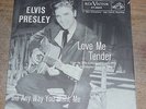 Elvis Presley Love Me Tender 45 & picture sleeve