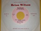 BOB & SHERI 45 The Surfer Moon BRIAN WILSON Beach Boys Safari PROMO Rare Sleeve