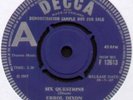 ERROL DIXON SIX QUESTIONS / NOT AGAIN 1967 UK 