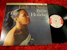 BILLIE HOLIDAY-Lady in Satin-1958 1st press WHITE LABEL PROMO-NM-COLUMBIA CL1157