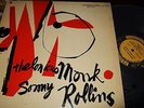 THELONIOUS MONK/SONNY ROLLINS : SAME LP 1957 PRESTIGE 7075 USA