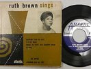 RUTH BROWN 45 Sings 1953 Atlantic EP Teardrops From My Eyes  #SP 33
