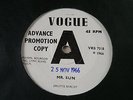Brigitte Bardot Mr Sun / Gang Gang 45 UK Vogue Records DEMO 1966