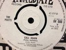 THE POETS call again / somethings i can´t UK / SCOTTISH MOODY BEAT IMMEDIATE 45