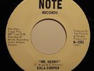 EULA COOPER mr. henry / i need you more NOTE funk soul 45 NM *Listen*