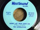 SUPERLATIVES northern soul 45 Don't Let True Love Die/She's My Wonder Woman M-