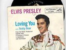 Elvis Presley 45 rpm Record and Picture Sleeve '' Teddy Bear''