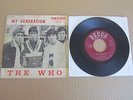 The Who My Generation/Shout and Shimmy 45 Italian Decca American Series PS 05944