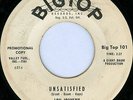 LOU JOHNSON Unsatisfied PROMO NORTHERN SOUL 45 on BIG TOP