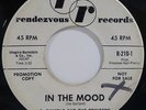 B BUMBLE & THE STINGERS In The Mood/Chicken Chow Mein 45 RENDEZVOUS Promo LISTEN