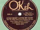 Okeh 8181 Clarence Williams Blue 5 w Louis Armstrong EVERYBODY LOVES MY BABY 25'