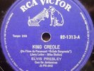 ELVIS PRESLEY-king creole / mean woman blues - 78 RPM -1958- made in brazil- RCA