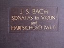 1939 BACH VIOLIN SONATAS BORIS SCHWARZ ALICE EHLERS HARPSICHORD GAMUT Records 78