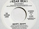 hear: EGYPTIAN LOVER Egypt, Egypt promo 45 on Freak Beat '84 electro very rare