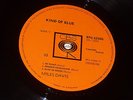 Miles Davis:  Kind of Blue  UK 1L/2L 1962 Mono Rough labels CBS  33  EX+