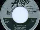 OSCAR WILLS Flatfoot Sam MOD R&B 45 on ARGO