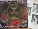 FLOTSAM AND JETSAM -Doomsday for Deceiver LP 1986 , RARE  megadeth whiplash