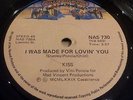 KISS - VERY RARE SOUTH AFRICAN 45 - I Was Made For Lovin' You / Hard Times 1979