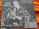 Rare Original Black & White PS & 45: Elvis Presley   Love Me Tender   RCA Victor