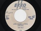 '55 Memphis C&W Bopper EDDIE BOND Love Makes a Fool/Your Eyes EKKO M- HEAR NOW