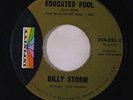rare Northern Soul 45 BILLY STORM educated fool Listen