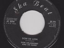 DON DRUMMOND - DON DE LION   b/w The Movers on the SKA BEAT label from UK