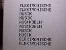 EMAK:ELEKTRONISCHE MUSIK AUS KÖLN LP  MINIMAL COSMIC SYNTH 1981