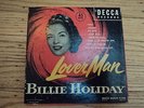 RARE  Billie Holiday Box Boxed Set  Lover Man  Decca Album