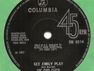 THE PINK FLOYD SEE EMILY PLAY c/w SCARECROW COLUMBIA DB 8214 FIRST STUNNING MINT