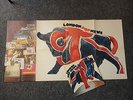 V/A: London Pop News incl. Poster (big size), pink Island eye, D-1969, TOP