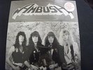 AMBUSH SIGNED RARE PRIVATE METAL SELF TITLED LP RECORD MINT