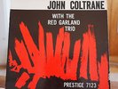 JOHN COLTRANE With Red Garland Trio PRESTIGE 7123 MONO LP NYC DG RVG FLAT EDGE