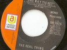 THE REAL THING 'One Way / 'Heavy Together' Ticket' 45 MONO PROMO Funk Latin 1970