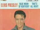 Rare picture sleeve only(no record) Elvis Presley Blue Moon Of Kentucky 1964 exc