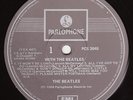 BEATLES NZ LP - With the Beatles, New Zealand 80's Parlophone label