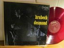 THE DAVE BRUBECK QUARTET FEATURING PAUL DESMOND F-1614 MONO ON RED VINYL LP