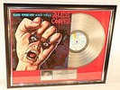 Alice Cooper, Raise Your Fist And Yell, mit Cover, Platin Record, Award, gold