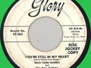 TONI BANKS & FOUR FELLOWS You're Still in My Heart 45rpm Glory 1957