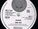 URIAH HEEP Salisbury RARER ORIG UK 1971 VERTIGO SPIRAL EX LP, with 0171 INNER.