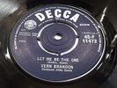VERN BRANDON - LET ME BE THE ONE RARE DECCA 45 JIMMY PAGE LED ZEPPELIN EX