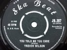 SKA BEAT '65 - Trevor Wilson - YOU TOLD ME YOU CARE / YOU COULDN'T BELIEVE