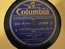 4 x 78 RPM DINU LIPATTI / GALLIERA - GRIEG piano concerto in A minor Op. 16