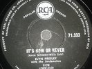 ELVIS PRESLEY , ULTRA  RARE SOUTH AFRICA PRESSING , IT'S NOW OR NEVER , EX PLUS
